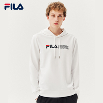 FILA Phila Le official mens hoodie autumn new simple logo knitted sweater tide