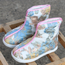 Original handmade cotton shoes womens winter high-end cotton warm high-end gilded European cotton boots