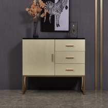 Light luxury style marble sideboard cupboard modern and simple Nordic model room decoration entrance hall entrance cabinet