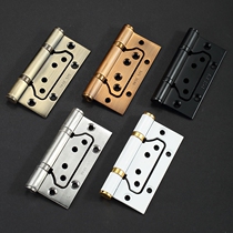 Thickened 304d stainless steel toilet door hinge 4 inch mother hinge mute hardware bearing door hinge