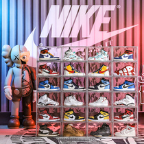 High transparent drawer type aj shoe box Shoe storage box Anti-oxidation shoe cabinet storage artifact space-saving net red shoe rack