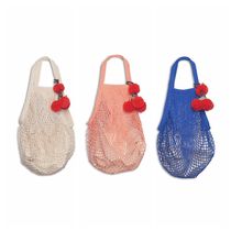 Dads home spot wanderwonder new childrens woven hollow fishing net beach bag 79