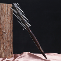 Hairdressers special small pig hair rolling comb bangs short hair professional curly hair comb hairdresser