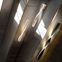 Extremely simple strip wall lamp living room TV background wall lamp modern light extravagant creative designer line bedroom bedside headlights