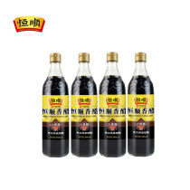 Hengshun Balsamic vinegar Six years old 580ml*4 bottles combination pure grain brewing dipping seasoning vinegar Zhenjiang Balsamic vinegar