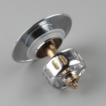 Shower room Bath barrel bathtub water bouncing plug head with filter Bathtub plug falling head Bouncing core tub