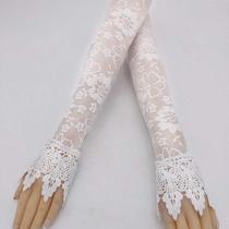 Arms Lengthened Cuff Spring Autumn Winter Arm Lace Cover Sunscreen Gloves Anti UV False sleeves Horn Cuff Tide