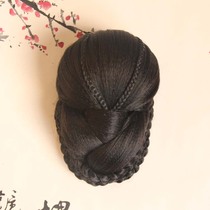 Ancient Han clothing wig package children ancient Tang package after head pad hair pad bride retro wig disk distribution package