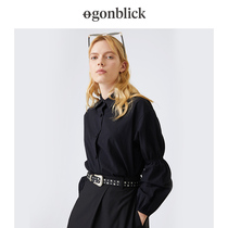 Nordic Moment Bubble Cuff Shirt Woman 2021 New Fall Pure Cotton Lady Shirt With Small Crowdsourced Design Sensation Blouse