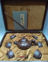Yixing famous purple sand pot Pure handmade kung fu teapot tea set bubble teapot Ruyi Xi shi pot Wang Yinxian