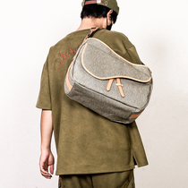 khaki scott originally designed pepper salt backpack saddle bag for men commuted Tot pack computer pack