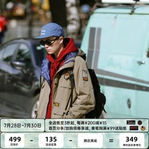WHOSETRAP New trend brand National trend American street military retro casual tooling Commuter windbreaker jacket