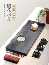 Amnesia one thousand NATURAL WHOLE BLOCK OF MULKIN STONE TEA TRAY TEA SET ACCESSORIES NATIONAL PAINTING STONE CHINESE TEA TABLE DRAINAGE TYPE TEA SEA