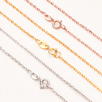 Qingyu: (cable chain)925 sterling silver plated gold White gold rose gold clavicle chain Wild special offer
