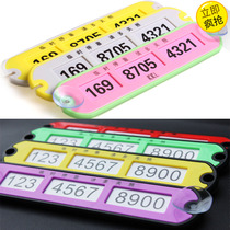 Korean version of the new Luminous parking card metal car temporary parking sign temporary parking reminder card digital sticker