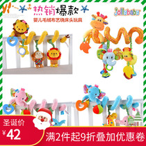 jollybaby crib around the bed trailer hanging multi-functional music bedside rattle 0-1 year old baby plush toy
