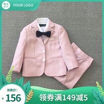 Wedding Flower Children Small Suit Autumn and Winter Handsome Childrens Suit Korean Baby Mens Coat Birthday Dress