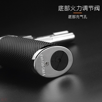 Metal spray gun welding gun straight punch lighter kitchen grill baking ignition gun burning pig hair double fire switch