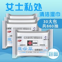 Womens Anning Jieyin Wetcase Disinfection Mens and Womens Private Care Adult Clean Wipes