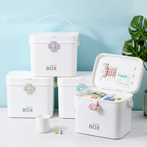 Medicine Box Home Loading Large Capacity Household Classified Multilayer Emergency Medical Box Full Set First Aid Medical Medication Intake Box