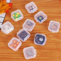 Candy Box Small Carry-on Plastic Mini Small Box Split Box Carry-on Transparent Small Medicine Box Ornament Containing Box
