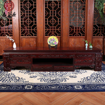 Redwood furniture Chinese antique locker living room solid wood floor cabinet short cabinet South American sour tree rich TV cabinet
