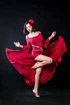 Belly dance performance Belly Dance Performance Racing Suit Xin Jia Dress Set To Make 2019 Belly Leather Dance Suit