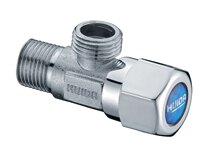 All copper Huida three-way angle valve hot and cold explosion proof thickening water stop valve quick open HDJ810D special promotion