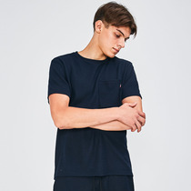 Asobio mens mens T-shirt fashionable texture stripes basic style simple slim short sleeve bottoming inside T-shirt