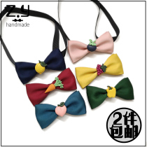 Child bow tie young child's old baby cartoon fruit playful collision original boy girl tie matching neutrality