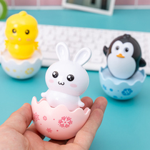 Cartoon Tumbler Tumbler Toy Cute Penguin Cute Rabbit Cute Chicken Mini Tumbler Baby Rocking Bell Gift Hot Pin Early Education