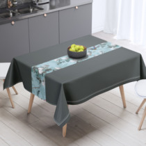 Nordic modern simple light luxury fabric Tea table tablecloth Waterproof and oil-proof wash-in table cloth Rectangular tablecloth table mat