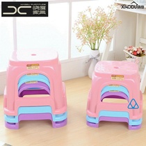 Dining stool high stool fashion childrens chair plastic thickened household small stool chair eating feet
