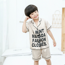 (Broken code clearance) boys pajamas baby clothing childrens summer childrens clothing 2 3 san 4 four 5 five-year-old