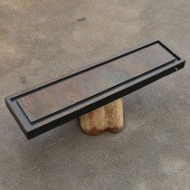 Natural Raw Stone Tea Table STONE-STONE RECTANGULAR STONE RECTANGULAR TEA TRAY CLASSIC INK STONE DRAINAGE STONE TEA SET TEA PASSAGE DRY TEA SEA