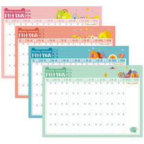 Learning artifact fitness punch card schedule wall sticker calendar target self-discipline device weight record childrens growth 100 days 365 days save money stickers slimming postgraduate entrance examination creative summer vacation schedule 100 days week