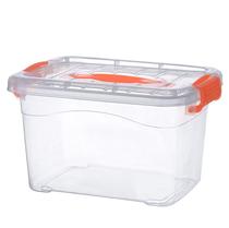 Storage box on-board double kitchen car rectangular transparent finishing cabinet containing box thickened anti-pressure car special thickness