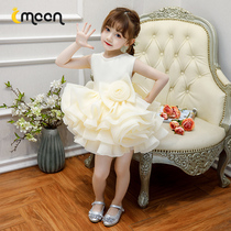 Childrens princess dress foreign flower girl dress wedding companion child wedding baby girl year old piano performance puffy gauze