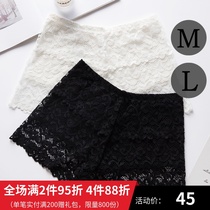 Womens summer Joker leggings safety pants three-point pants wear lace personality three-dimensional lace temperament home pants