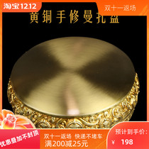 Huibao 37 for the cultivation of Manza plate repair plate disc tray Tibetan Buddhist Tantric Buddhism Tantric copper five-square Buddhism tea plate