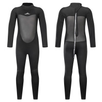 2MM childrens diving suit boys and girls long sleeved outdoor sun - proof swimsuit large middle and middle children snorkeling suit