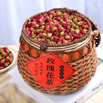 Rose Flowers Tea Dry Flowers Large Flower Pinky Rose Petals Dried Heavy Petals Rose Woman Bubble Water Tea Leaves Bulk 250g