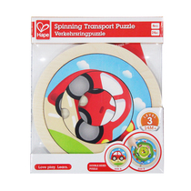 hape Three - Order - Mobility Farm Animal Double - sided Puzzle Puzzle for Children