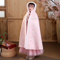 Girls cloak cloak blade clip cotton and thick autumn winter go out to worship the old princess quirky princess winter