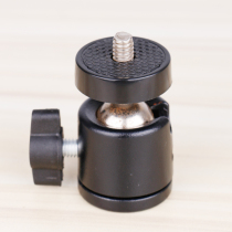 Metal mini spherical cloud monopod tripod 3 8 screw interface SLR camera Universal 360 adjustment pan tilt