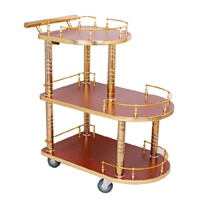 Banquet commercial dining cart trolley tea household wine building creative cart car service car new durable