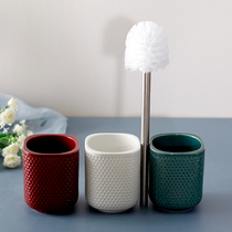 Solson ceramic toilet brush set toilet household toilet brush toilet cleaning brush long handle no dead angle
