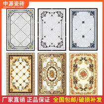 All-over gold wire glaze parquet tile living room dining hall aisle puzzle 800 × 800 entrance gray parquet tiles
