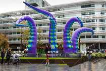 Inflatable octopus octopus ocean theme mall decorated octopus dolphin beautiful shell tentacle mode