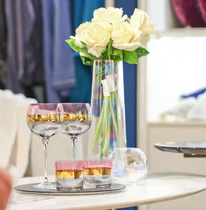 Spot British LSA imported spherical red wine glass glass water glass Juice gradient color cold drink Champagne glass gift